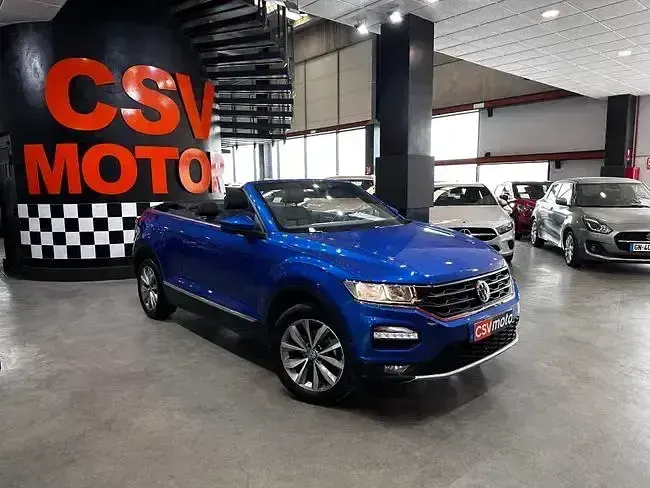 Usado VW T-Roc Style 151 CV (111 kW) 2021 Azul SUV