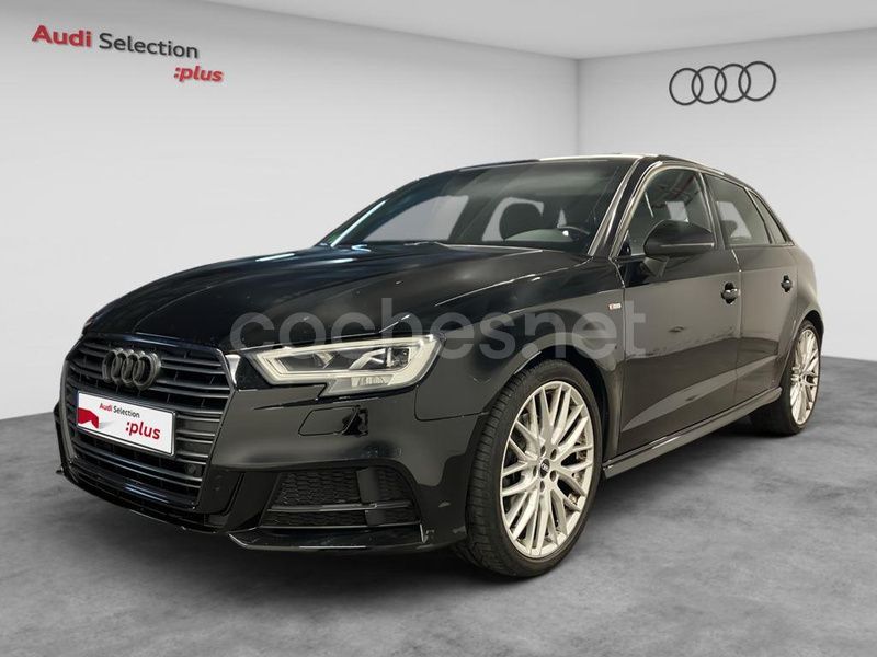 Negro Usado 2019 Audi A3 Sportback S-Line Berlina | 23.990 € (Precio justo) - Imagen 1/4