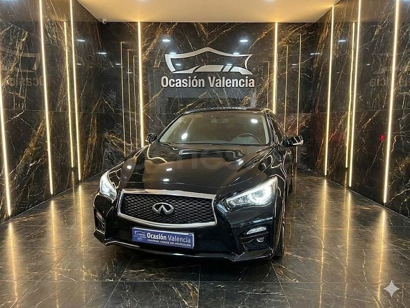 Usado Infiniti Q50 Premium 170 CV (125 kW) 2018 Negro Berlina