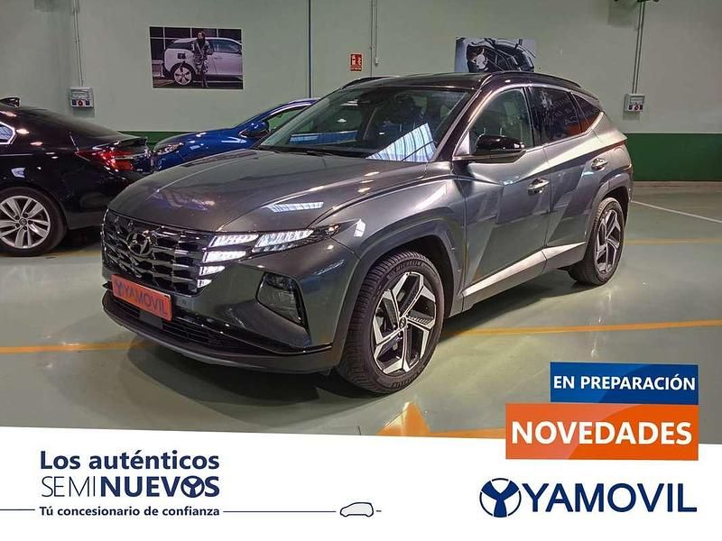 Gris Usado 2023 Hyundai Tucson SUV | 28.750 € (Un poco caro) - Imagen 1/4