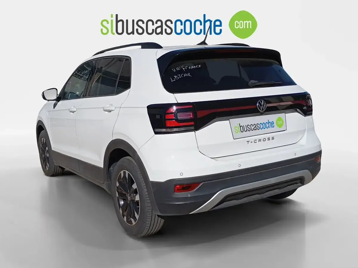Usado VW T-Cross Advance 110 CV (80 kW) 2022 Blanco SUV