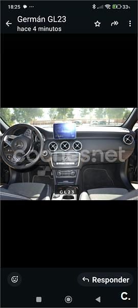 Usado Mercedes A200 136 CV (100 kW) 2018 Negro Berlina