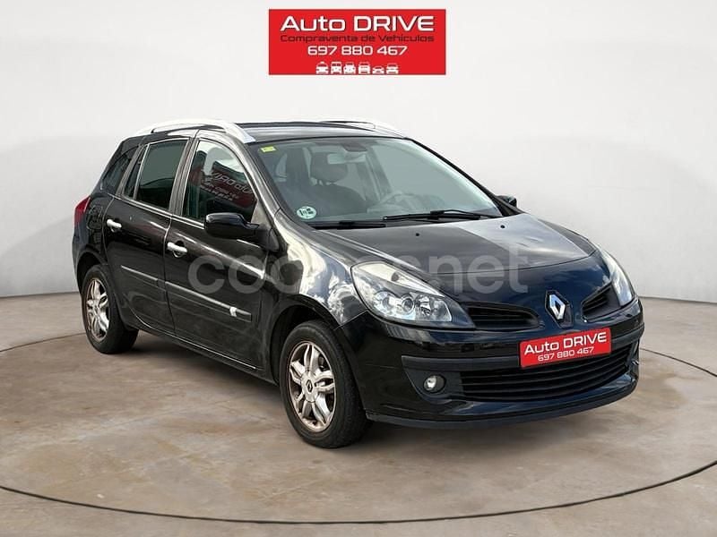 Negro Usado 2009 Renault Clio GrandTour Authentique Familiar | 3800 € (Precio justo) - Imagen 1/4