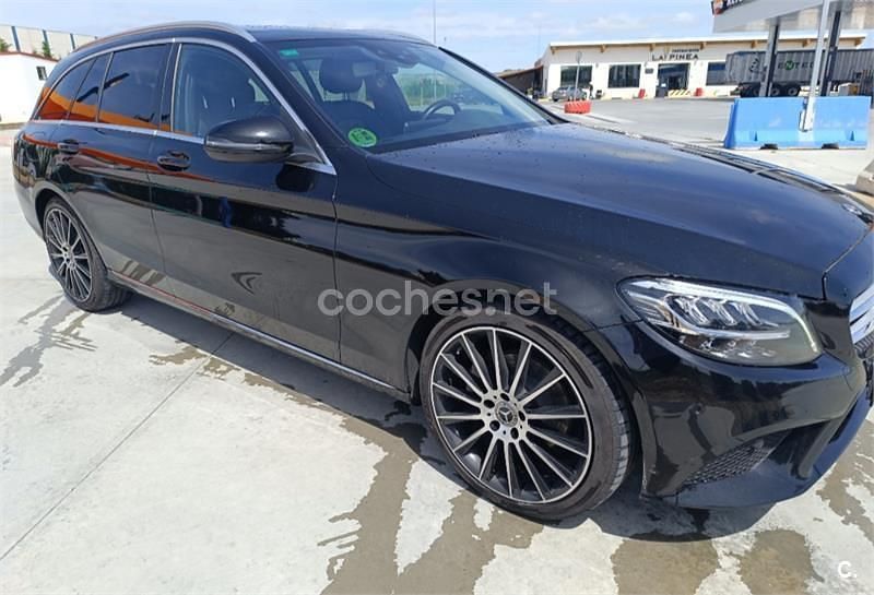Negro Usado 2019 Mercedes C200 Familiar | 16.900 € (Precio justo) - Imagen 1/4
