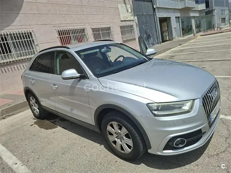 Usado Audi Q3 140 CV (102 kW) 2013 Gris / plata SUV