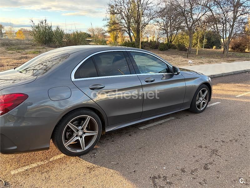 Usado Mercedes C220 AMG 170 CV (125 kW) 2016 Gris / plata Berlina