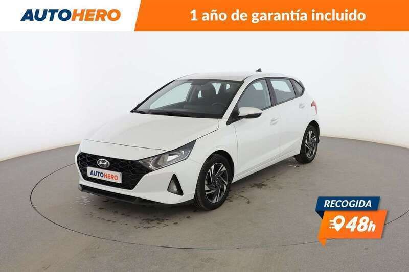 Blanco Usado 2021 Hyundai i20 Utilitario | 13.523 € (Precio justo) - Imagen 1/3