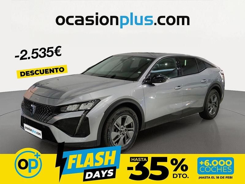 Gris Usado 2024 Peugeot 408 Allure Berlina | 27.890 € (Precio justo) - Imagen 1/4