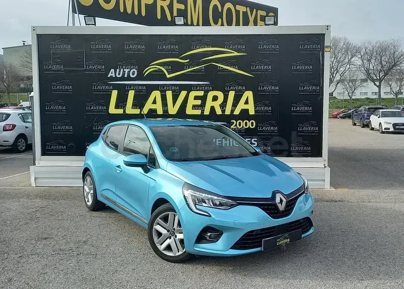 Usado Renault Clio V Intens 101 CV (74 kW) 2020 Azul Berlina
