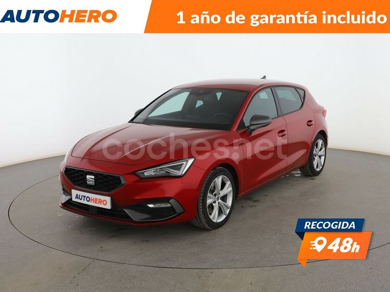 Rojo Usado 2022 Seat Leon FR Berlina | 20.899 € (Precio justo) - Imagen 1/3