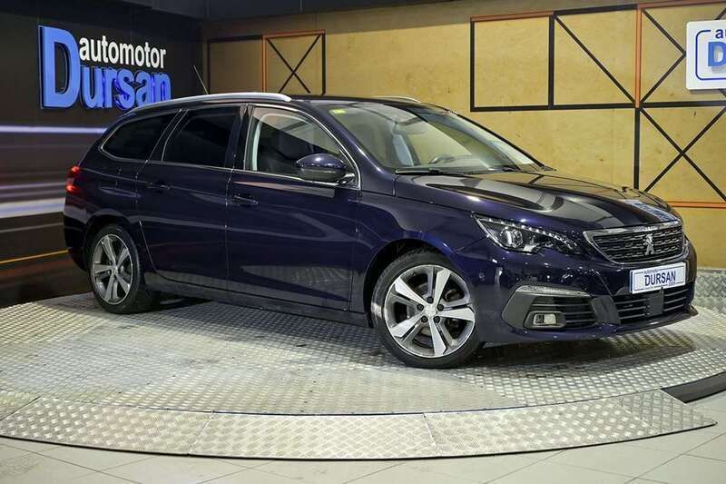 Usado Peugeot 308 SW Allure 131 CV (96 kW) 2020 Azul Familiar
