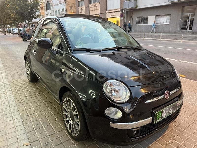 Usado Fiat 500C Lounge 69 CV (50 kW) 2010 Negro Descapotable