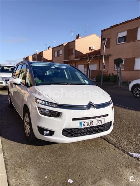 Blanco Usado 2015 Citroën Grand C4 Picasso Live Monovolumen | 10.000 € (Precio justo) - Imagen 1/4