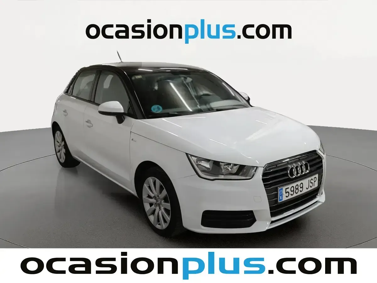 Usado Audi A1 90 CV (66 kW) 2016 Blanco Utilitario