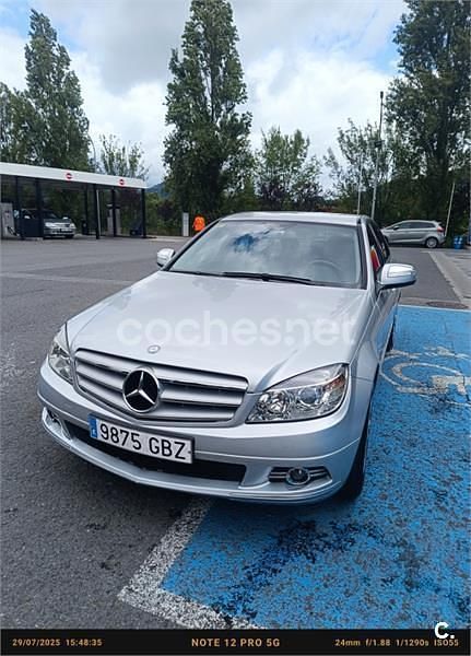 Gris / plata Usado 2008 Mercedes C200 Avantgarde Berlina | 11.000 € (Precio justo) - Imagen 1/4