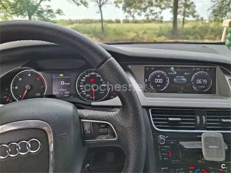 Usado Audi A4 190 CV (139 kW) 2010 Negro Berlina