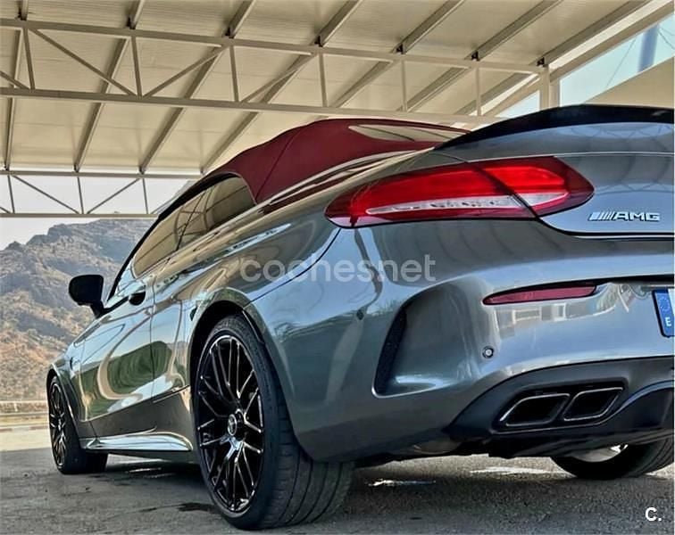 Usado Mercedes C63S AMG 510 CV (375 kW) 2017 Gris / plata Descapotable