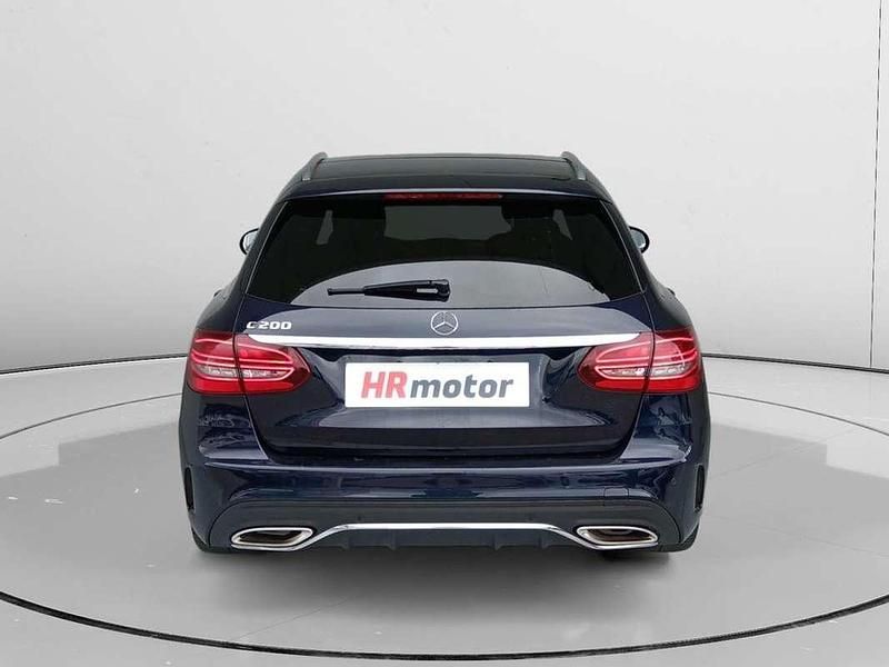 Usado Mercedes C200 186 CV (136 kW) 2019 Azul Familiar