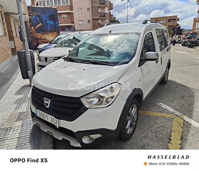 Blanco Usado 2016 Dacia Dokker Stepway Van | 9800 € (Precio justo) - Imagen 1/4