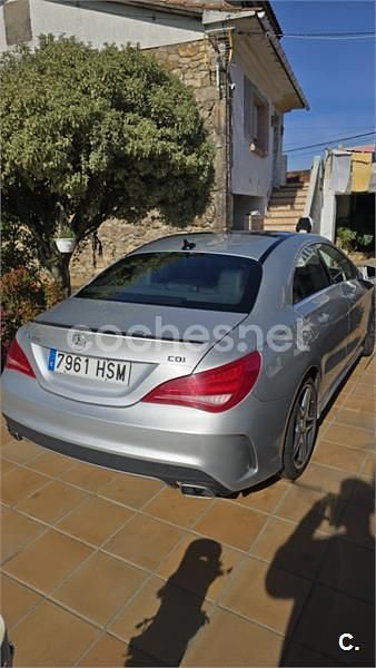 Usado Mercedes CLA220 AMG line 170 CV (125 kW) 2013 Gris / plata Berlina