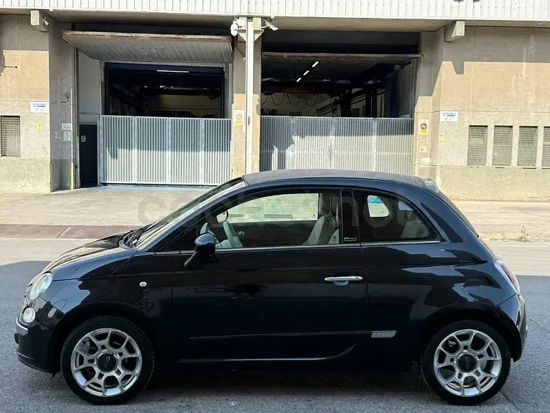 Usado Fiat 500C Lounge 69 CV (50 kW) 2015 Negro Descapotable