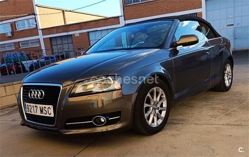 Beige Usado 2011 Audi A3 Cabriolet Ambition Descapotable | 7000 € (Buen precio) - Imagen 1/4