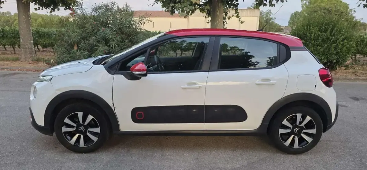 Usado Citroën C3 Feel 68 CV (50 kW) 2017 Blanco Utilitario