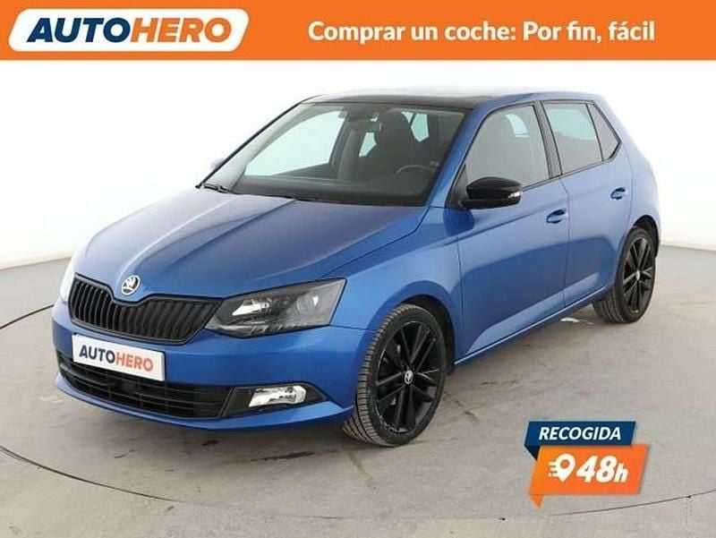 Brugt Skoda Fabia 90 HK (66 kW) 2018 Blå Hatchback