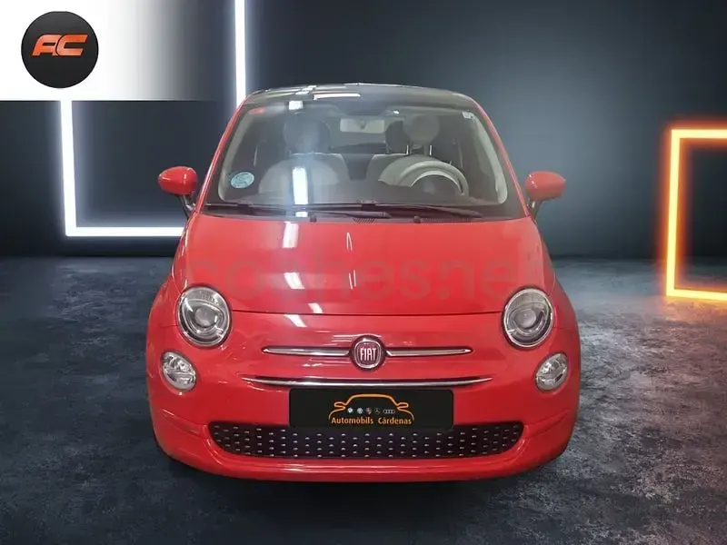 Usado Fiat 500 Lounge 69 CV (50 kW) 2019 Rojo Berlina