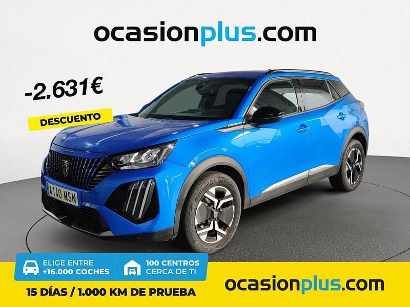 Azul Usado 2024 Peugeot 2008 Allure SUV | 18.390 € (Precio justo) - Imagen 1/4
