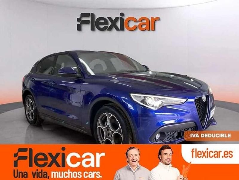 Azul Usado 2022 Alfa Romeo Stelvio Sprint SUV | 24.390 € (Precio justo) - Imagen 1/4