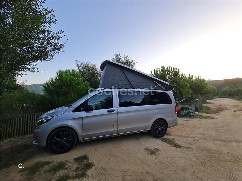 Gris / plata Usado 2019 Mercedes V220 Marco Polo Monovolumen | 41.900 € (Precio justo) - Imagen 1/4