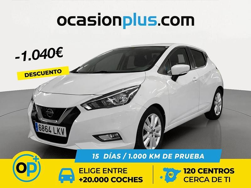 Usado Nissan Micra Acenta 100 HP (73 kW) 2020 Branco Citadino