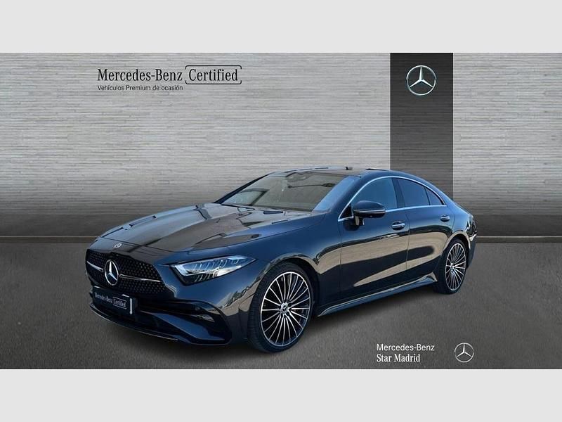 Verde Usado 2022 Mercedes CLS220 AMG line Berlina | 51.990 € - Imagen 1/4