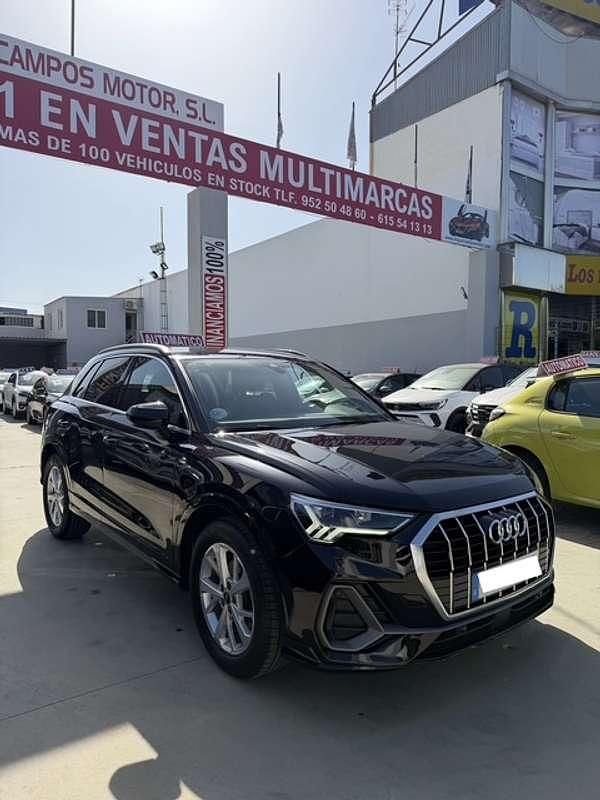 Usado Audi Q3 S-Line 150 CV (110 kW) 2022 Negro SUV