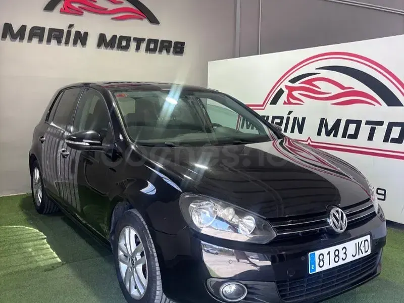 Usado VW Golf VI 105 CV (77 kW) 2010 Negro Utilitario