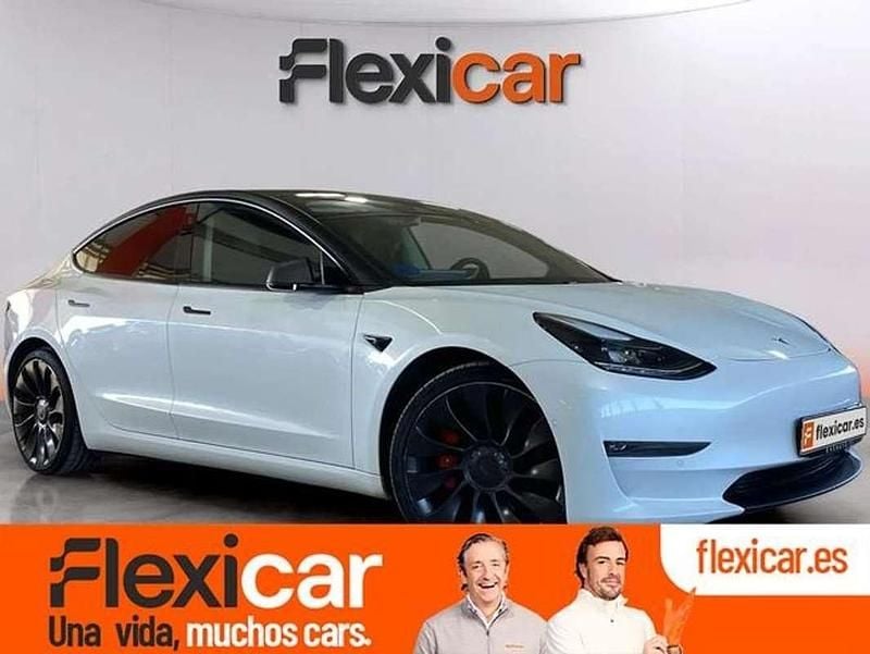 Blanco Usado 2021 Tesla Model 3 Performance Berlina | 27.890 € (Precio justo) - Imagen 1/4