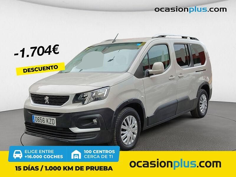 Gris Usado 2019 Peugeot Rifter Active Monovolumen | 18.750 € (Caro) - Imagen 1/4