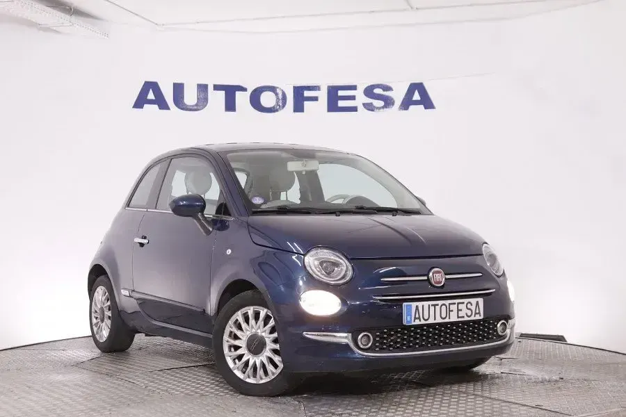 Usado Fiat 500 Lounge 85 CV (62 kW) 2019 Azul Utilitario