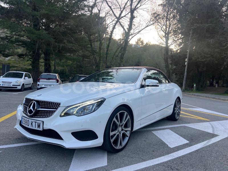 Blanco Usado 2014 Mercedes E250 Descapotable | 24.999 € (Un poco caro) - Imagen 1/4
