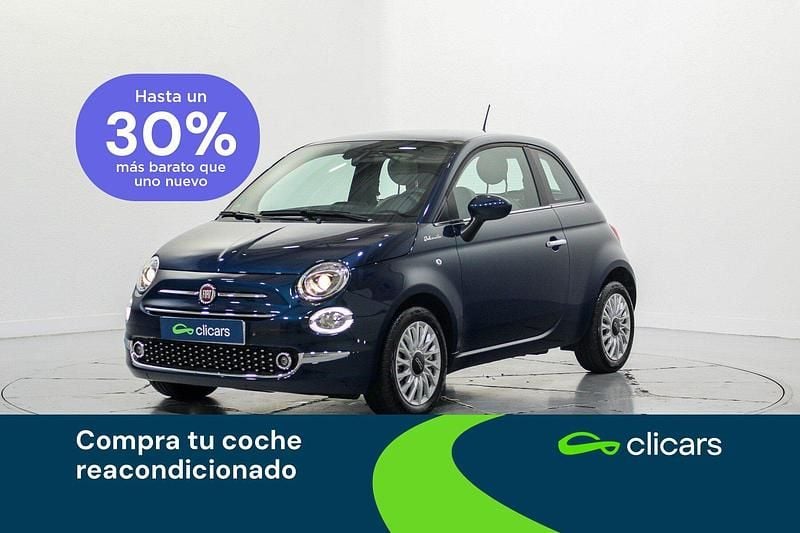 Azul Usado 2021 Fiat 500 Dolcevita Utilitario | 12.290 € (Precio justo) - Imagen 1/4