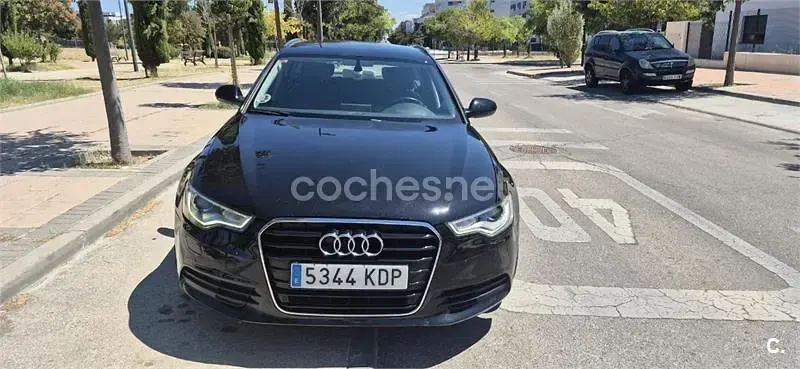 Usado Audi A6 S-Line 177 CV (130 kW) 2011 Negro Familiar