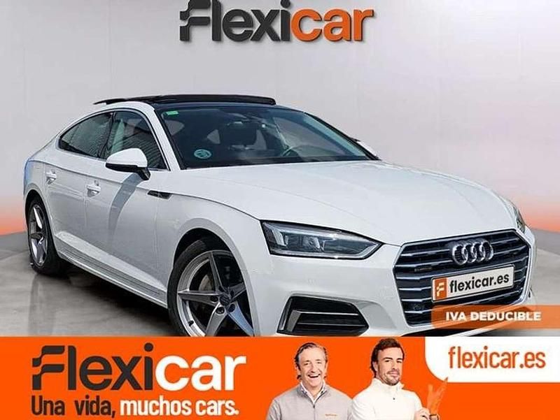 Usado Audi A5 Sportback 218 CV (160 kW) 2017 Blanco Utilitario
