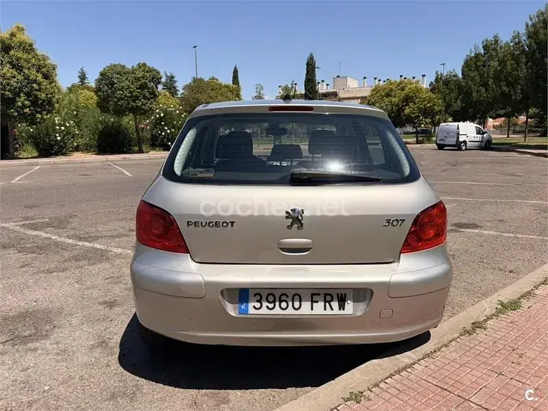 Usado Peugeot 307 110 CV (80 kW) 2007 Gris / plata Berlina