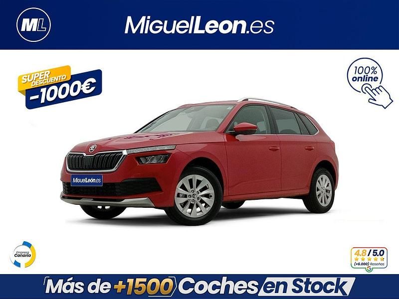 Rojo Usado 2023 Skoda Kamiq Ambition SUV | 17.485 € (Precio justo) - Imagen 1/3