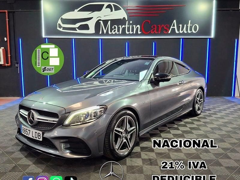 Usado Mercedes C43 AMG 390 CV (286 kW) 2019 Gris / plata Coupe