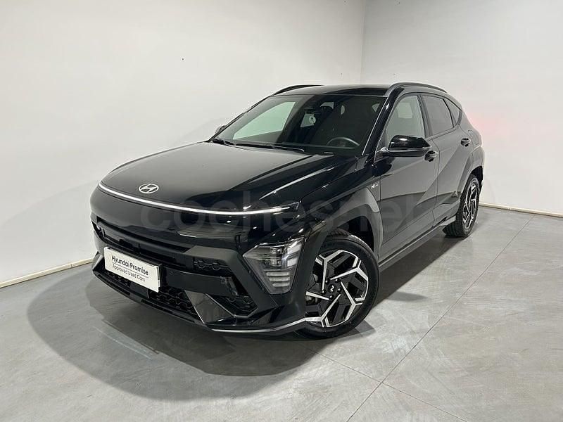 Usado Hyundai Kona N Line 129 CV (94 kW) 2024 Negro SUV