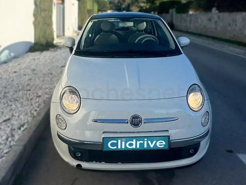 Usado Fiat 500 Lounge 69 CV (50 kW) 2009 Blanco Descapotable