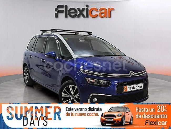 Azul Usado 2017 Citroën Grand C4 Picasso PureTech Monovolumen | 13.990 € (Un poco caro) - Imagen 1/4