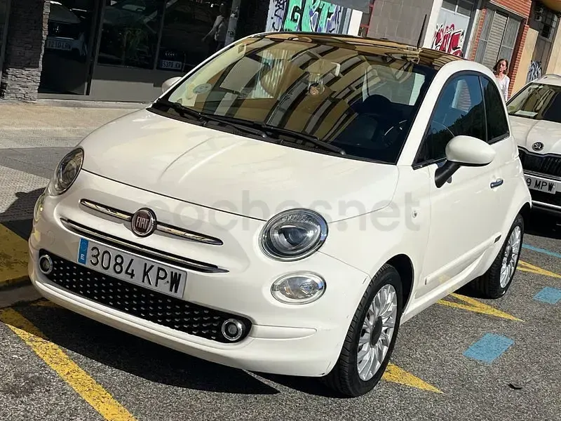 Usado Fiat 500 Lounge 69 CV (50 kW) 2018 Blanco Berlina